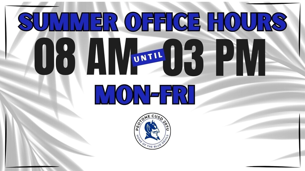 Summer Office Hours