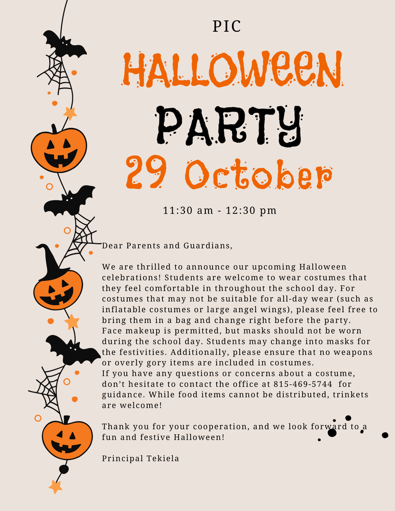 PIC Halloween Party
