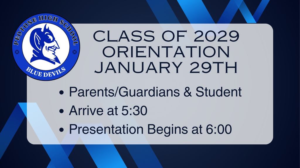 class of 2029 orientation january 29
