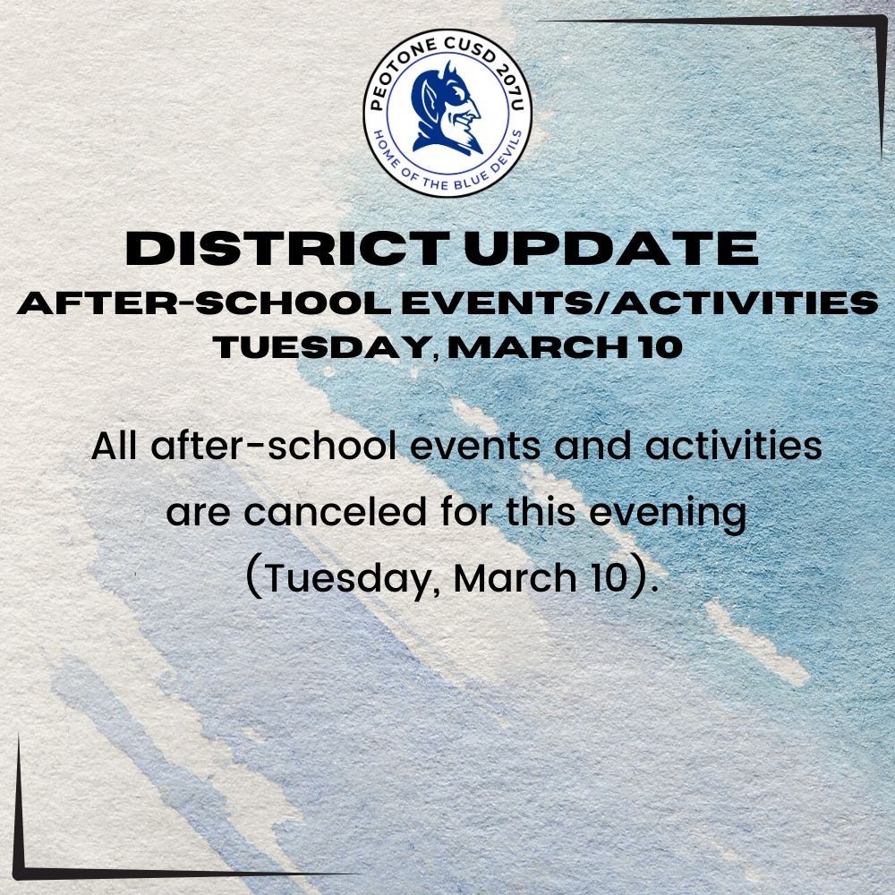 Cancelled Events - 3-10