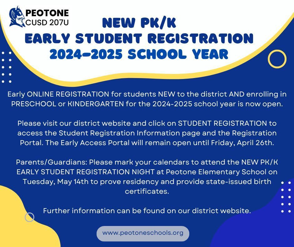 Early Student Registration