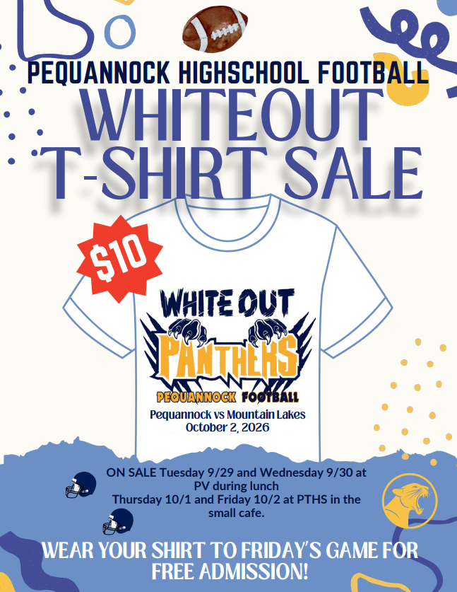 PTHS Football T-Shirt Sale