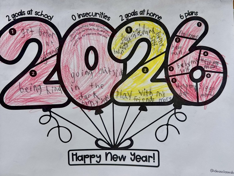 Mrs. Cornelius’ 2nd Graders kicked off the new year with a 2026 goal-setting activity. ✔️2 goals at schools ✔️0 insecurities ✔️2 goals at home ✔️6 plans #plainsmenpride