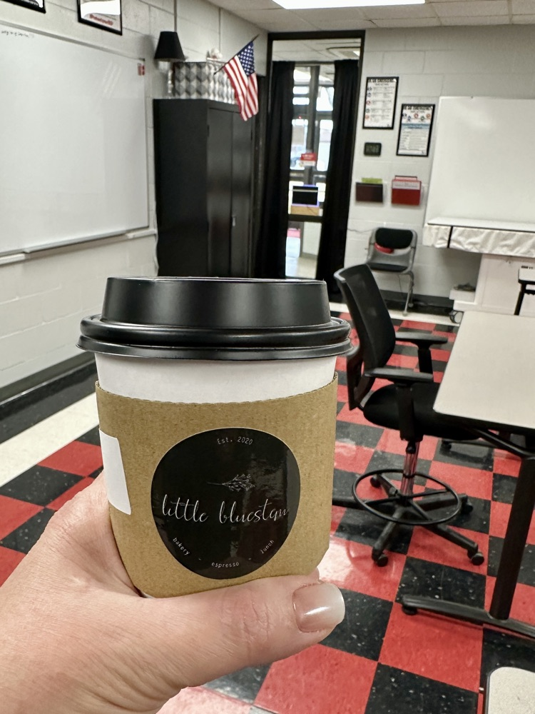 What a treat! Thanks to the PC Staff Morale Committee for organizing, Little Bluestem for making and Adams Insurance Advisors for paying for drinks for all @PCS_Pride staff members. This was a great way to start the day! #plainsmenpride