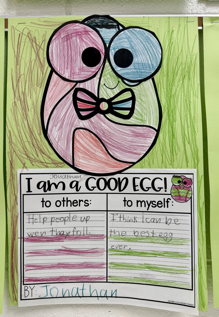 Spring artwork has sprung in the K-2 hallway at the Elementary. 🌷🐰 🐣   Reminder:  There is no school for PK-12 students on Friday, Apr. 3rd and Monday, Apr. 6th.