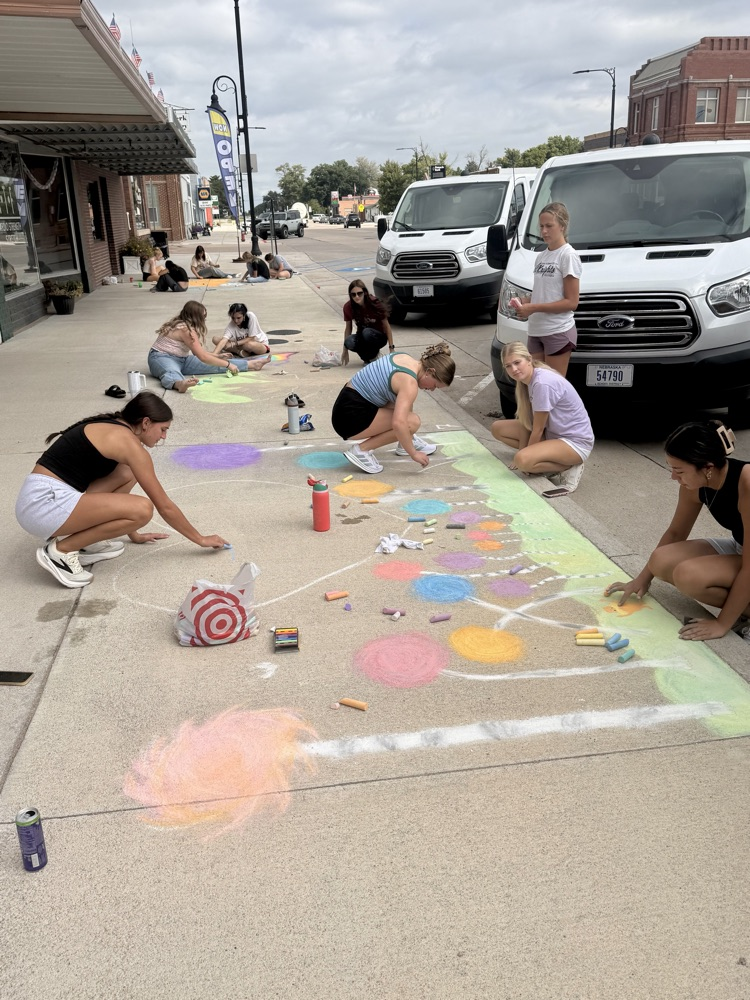Chalk the Walk (Sept. 9, 2026): Teams from area schools are on site in Grant for today’s Chalk the Walk contest. #SupportTheArts