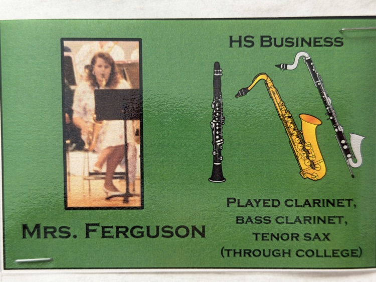 Mrs. Lehl put together this display outside the Jr/Sr HS Music Room. Here you can find famous individuals and local celebrities (a.k.a. PCS staff members) who all made music a part of their Jr/Sr HS experience! 🎵 #SupportTheArts