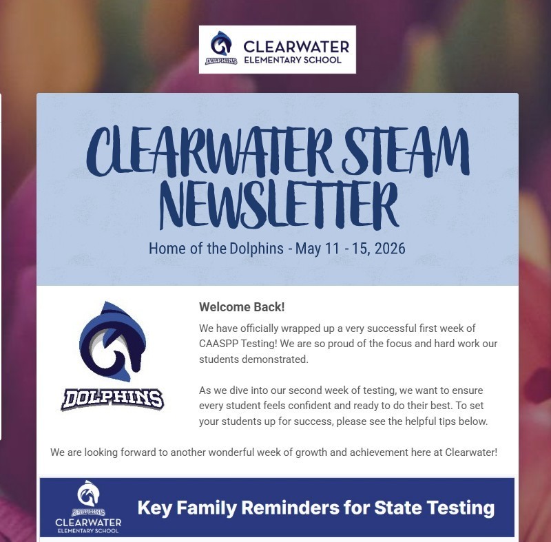 Clearwater Newsletter