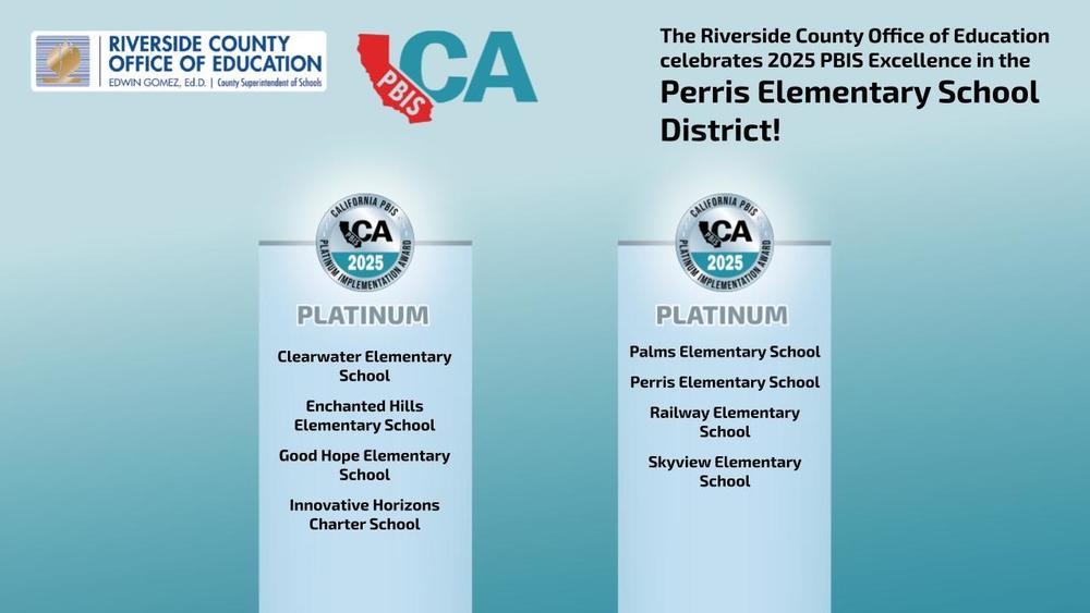 PBIS Platinum Award