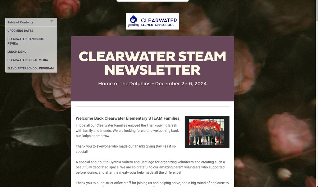 Clearwater STEAM Newsletter