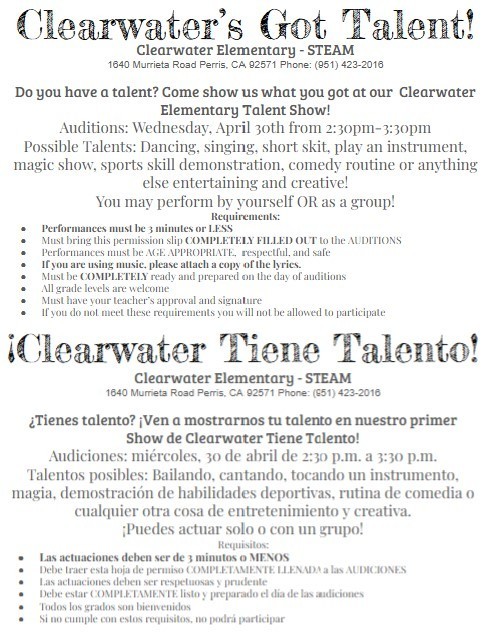 Talent Show Auditions
