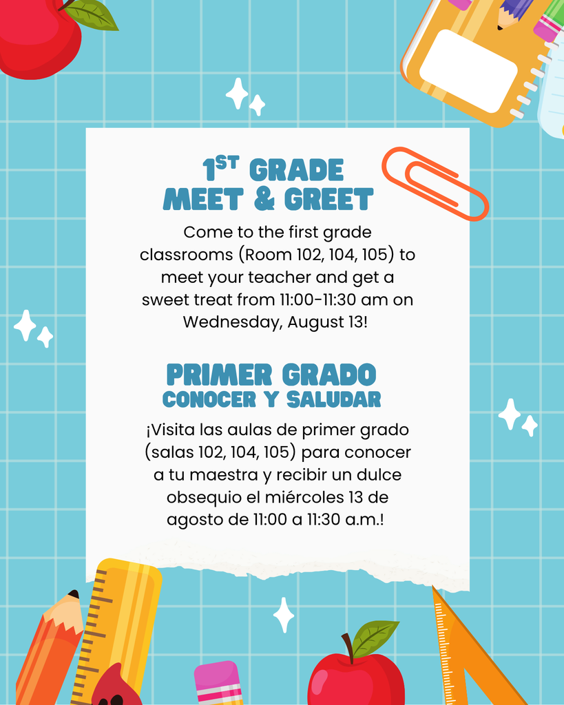 1st Grade Meet & Greet