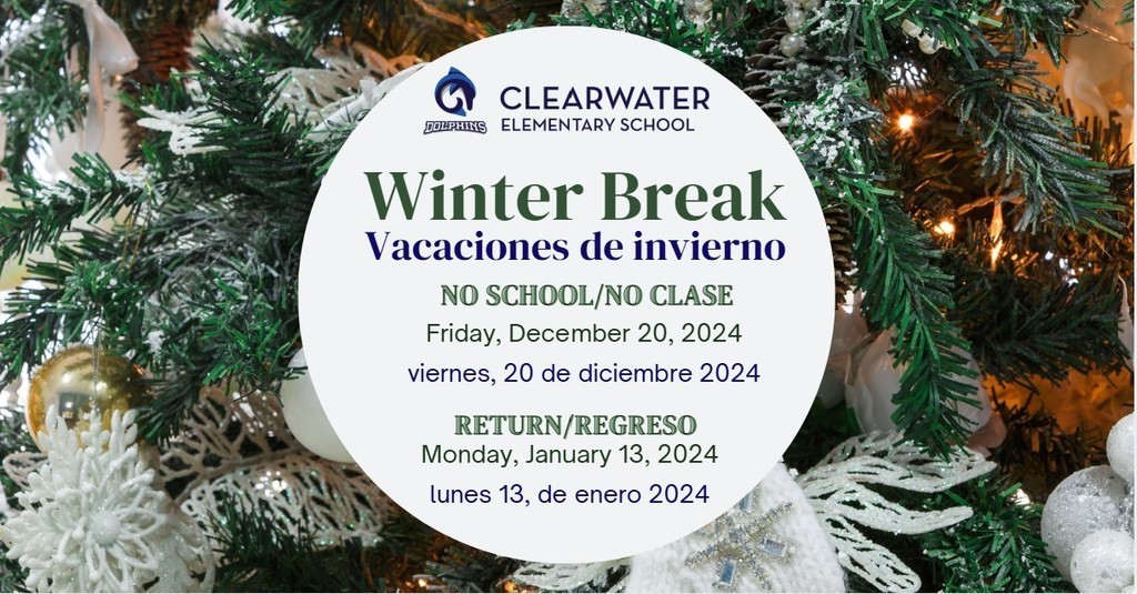 Winter Break Announcement