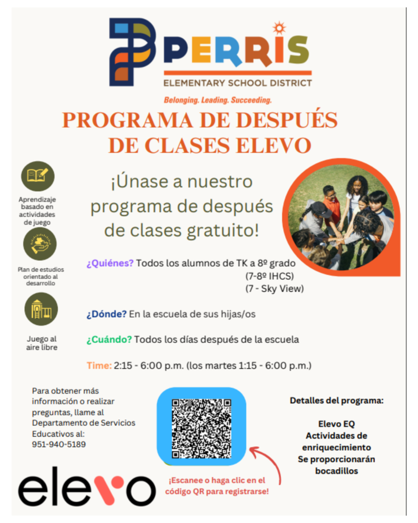 ELEVO AFTER SCHOOL PROGRAM
