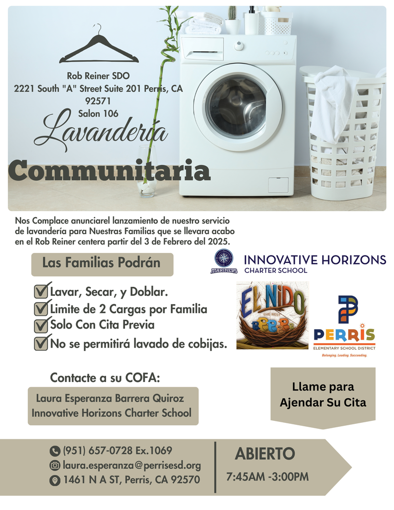 Community Laundromat-Spanish
