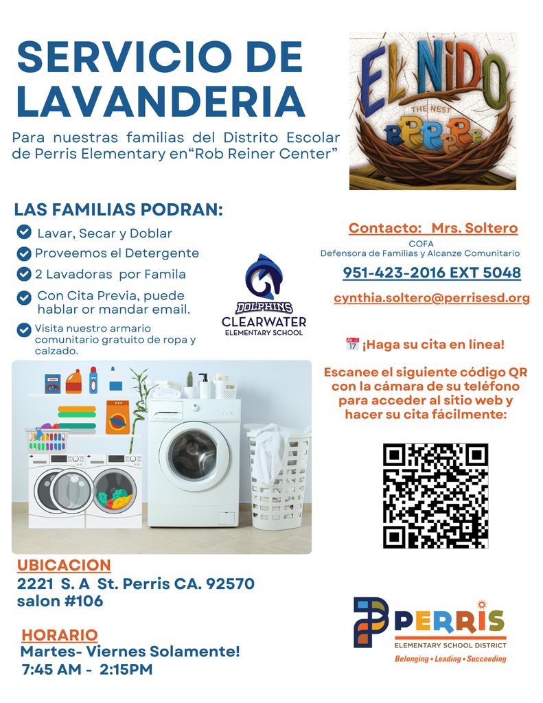 El Nido. Servicio de Lavanderia con previa cita.