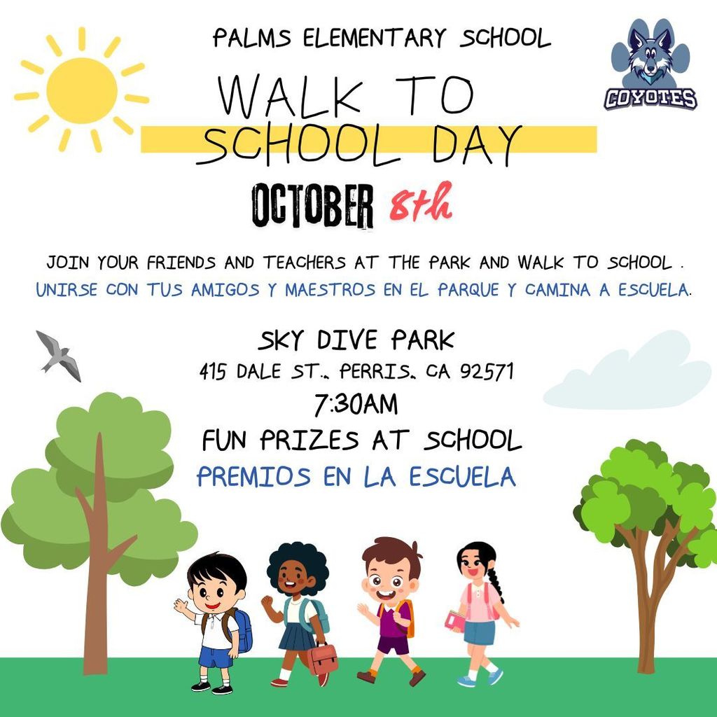 Walk to School Day 10-8-25