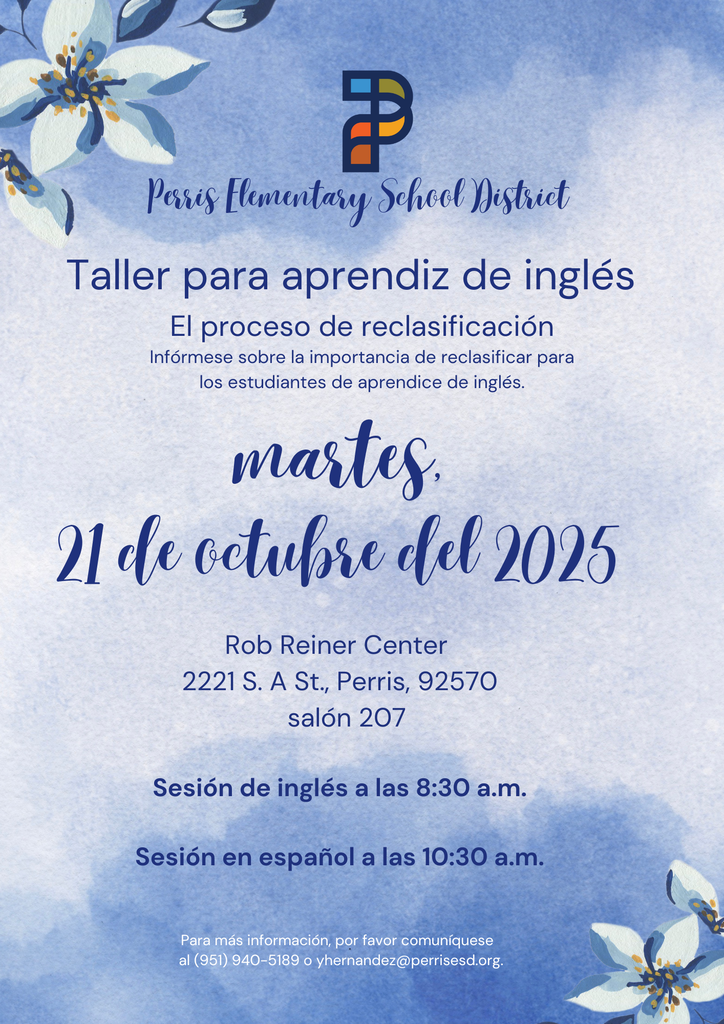 Taller para padres de aprendiz de ingles.