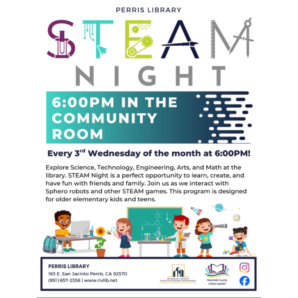 Perris Public Library November Events/Activities