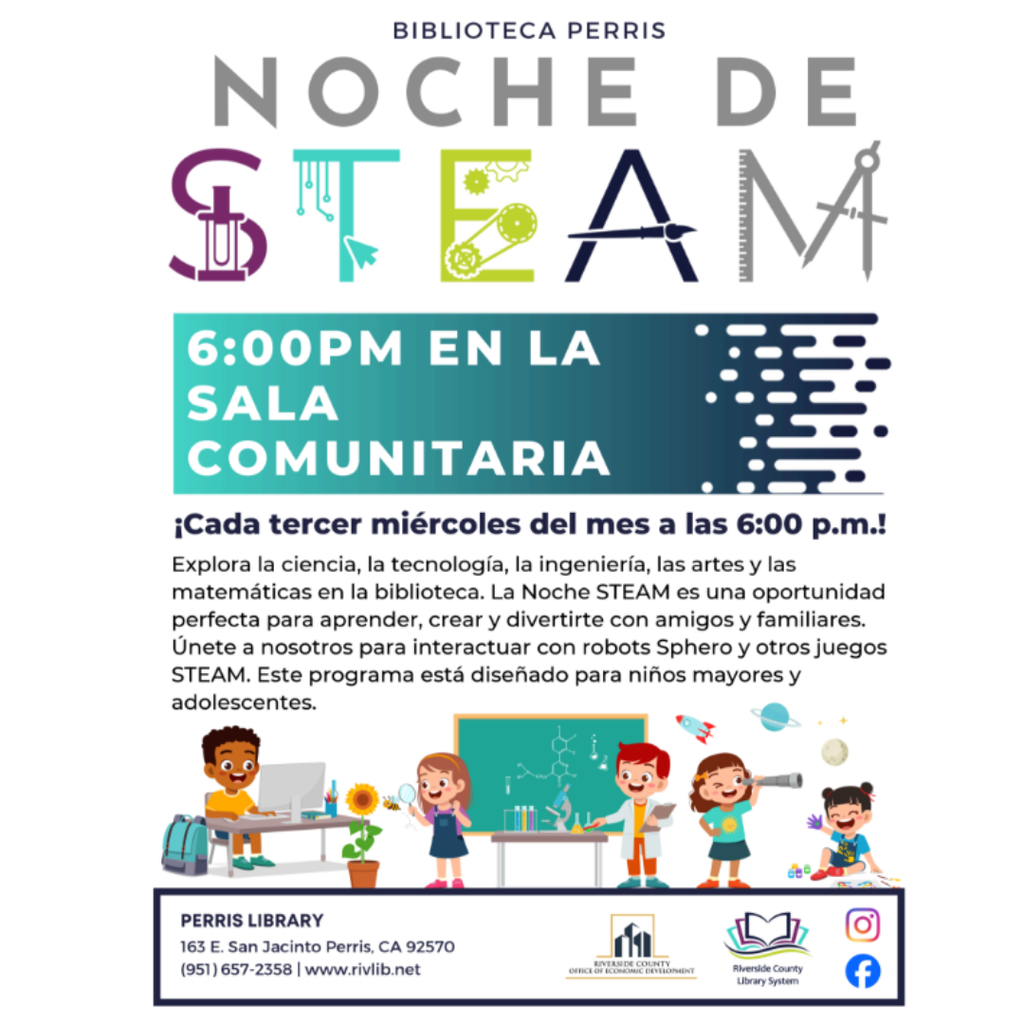 Perris Public Library November Events/Activities