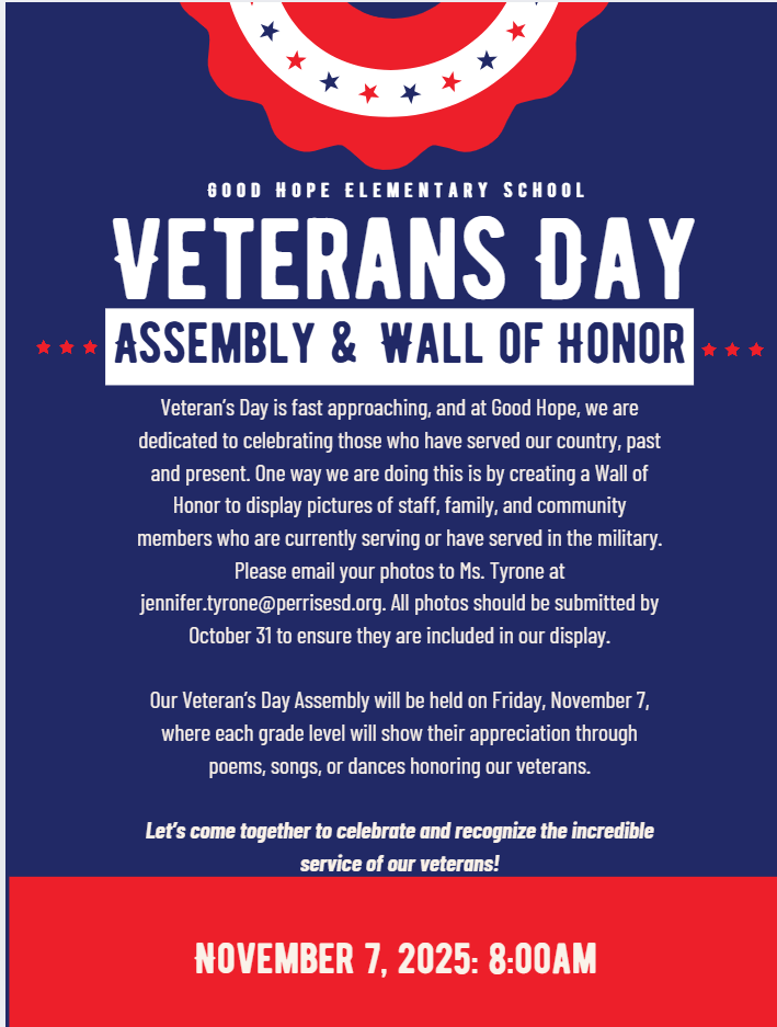 ENG veterans day flyer
