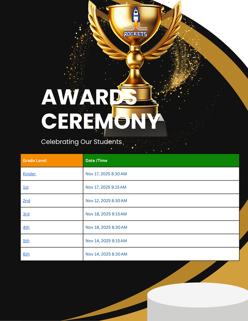 Awards Ceremony Trimester 1