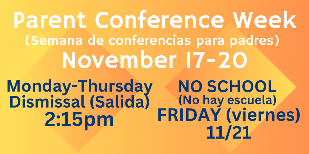 Parent Conferences November 13-17