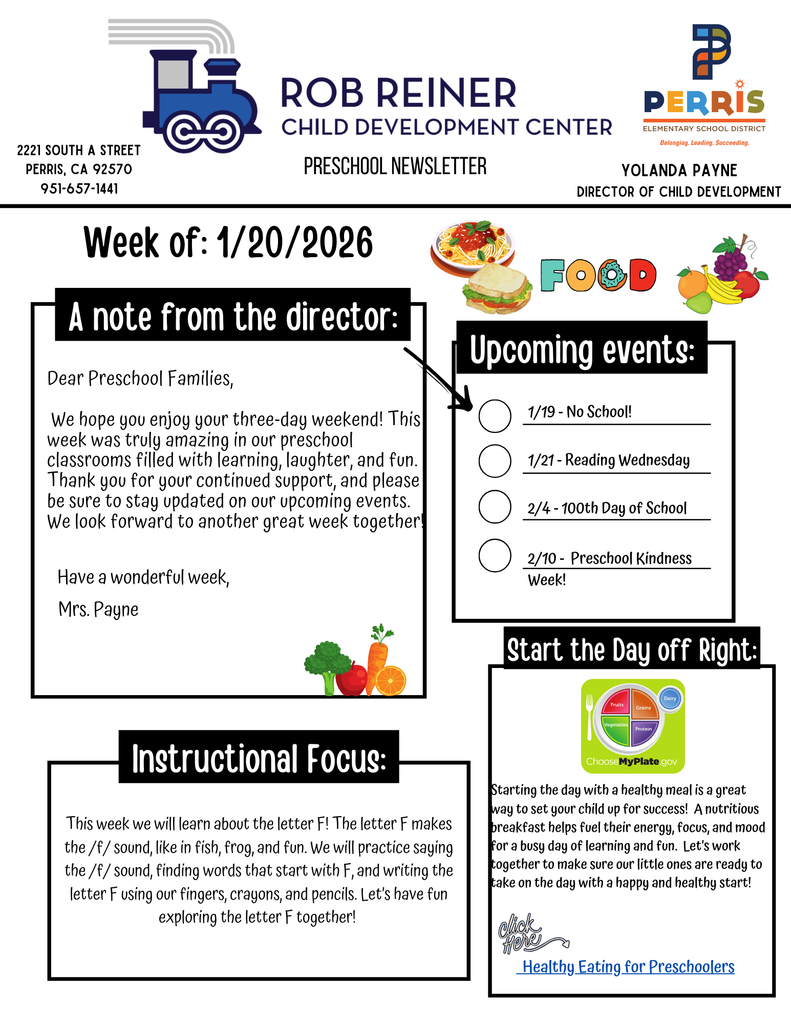 Preschool Newsletter