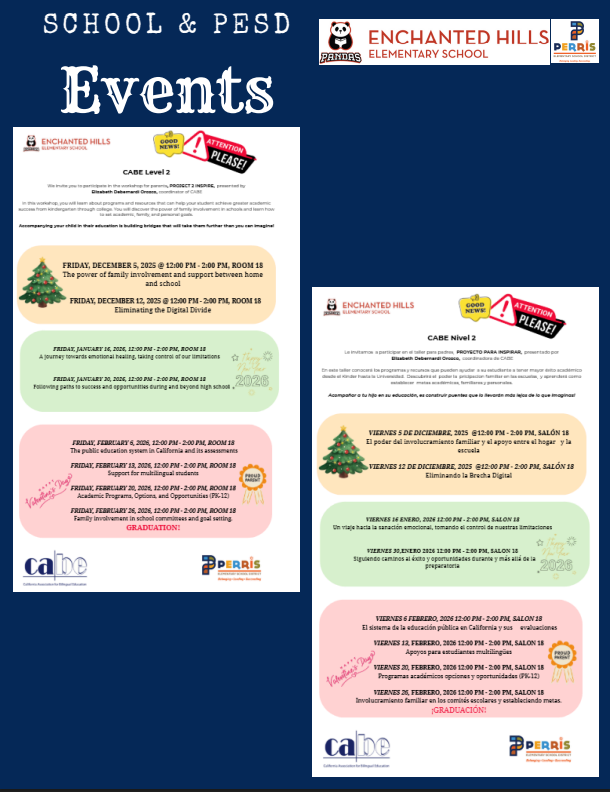 School Newsletter Page