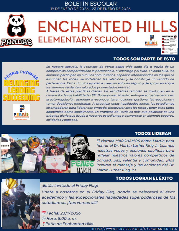 School Newsletter Page