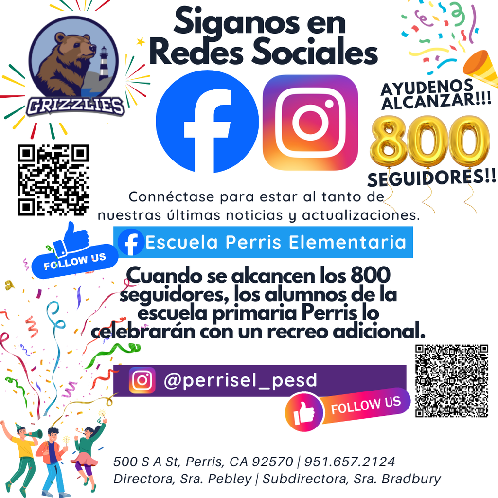 Follow us on Social Media 2026!