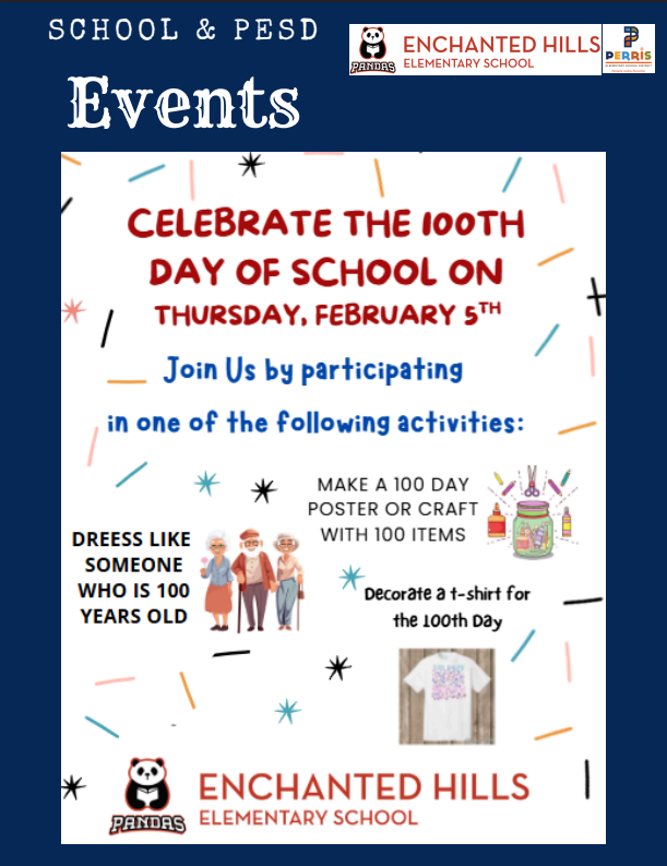 School Newsletter Page