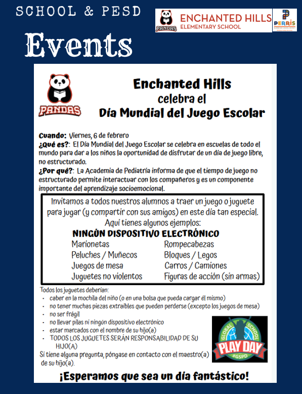 School Newsletter Page