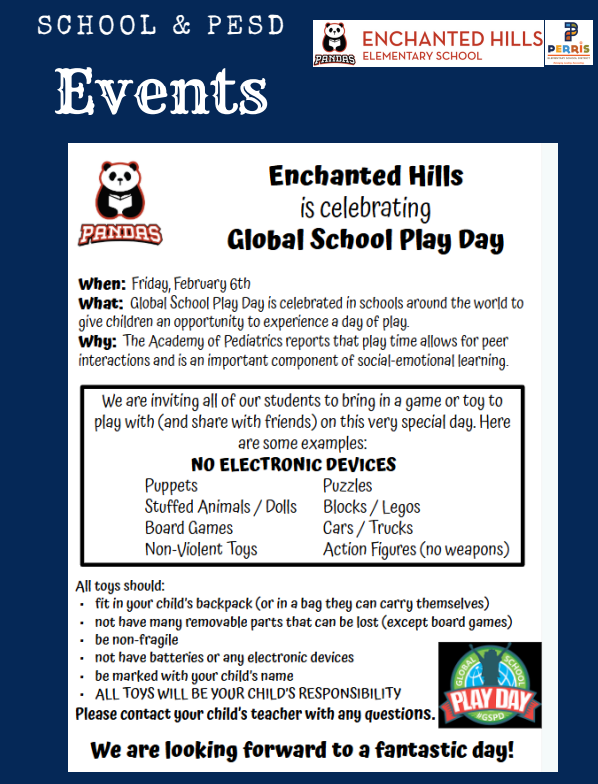 School Newsletter Page