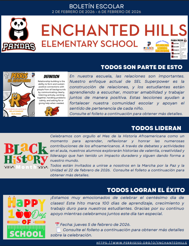 School Newsletter Page