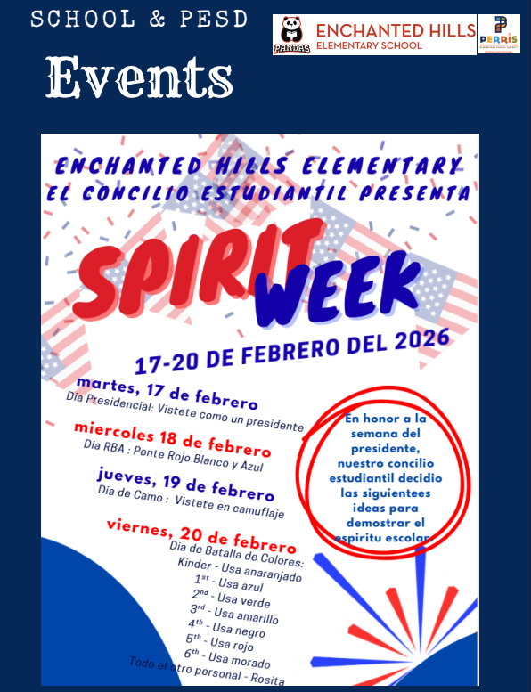 School Newsletter Page