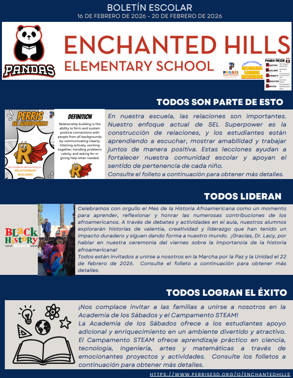 School Newsletter Page