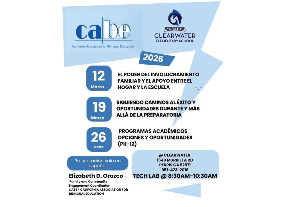 Los invitamos a nuestras coferencia del programa de CABE con temas interesantes.