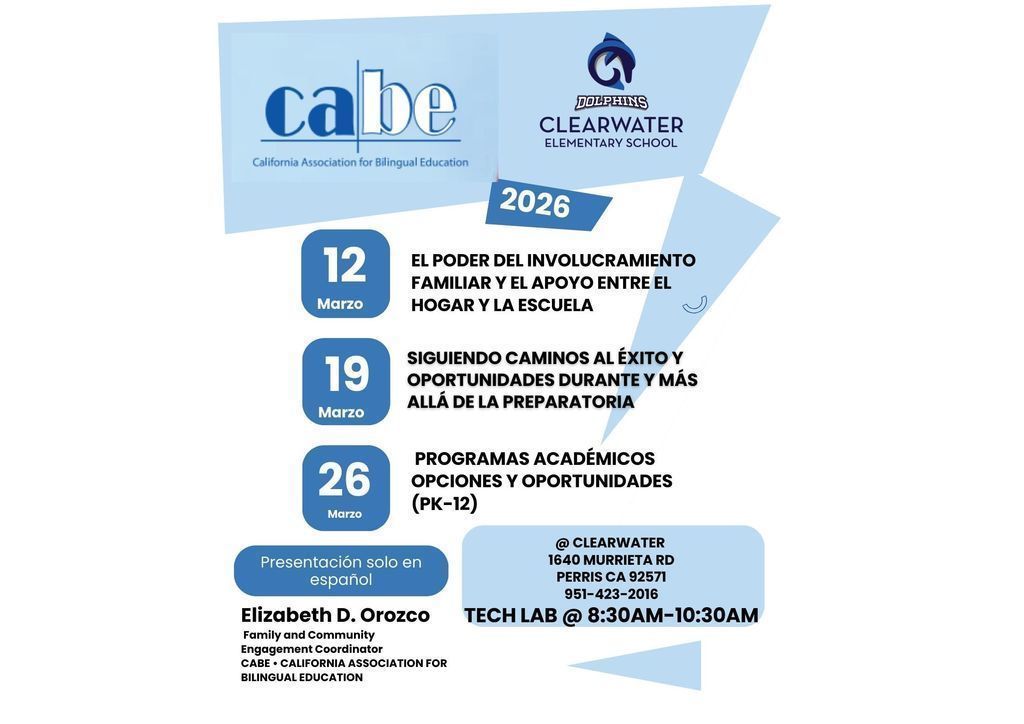 Los invitamos a nuestras coferencia del programa de CABE con temas interesantes.