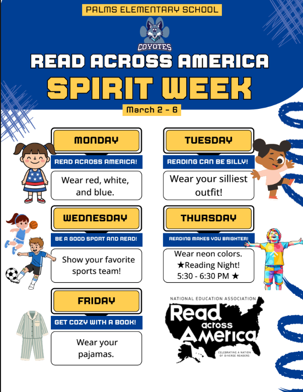 Read Across America spirit week 