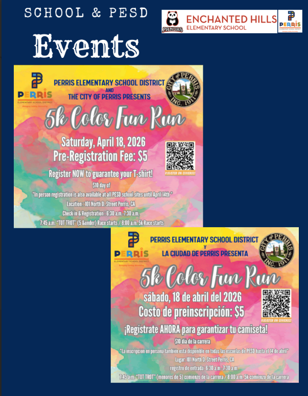 School Newsletter Page