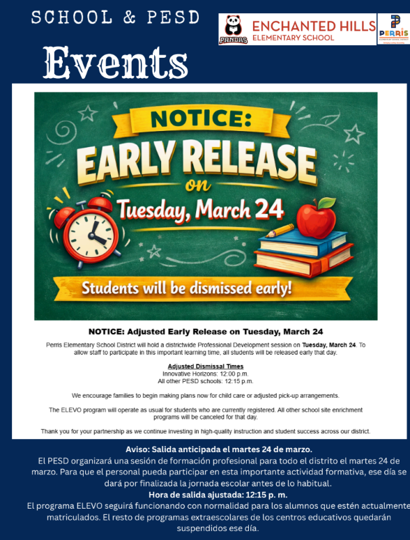 School Newsletter Page