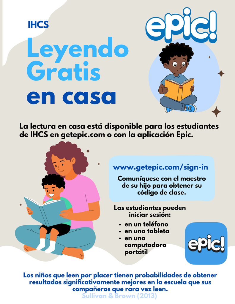 Anuncio - Lectura en EPIC