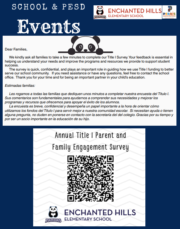 School Newsletter Page