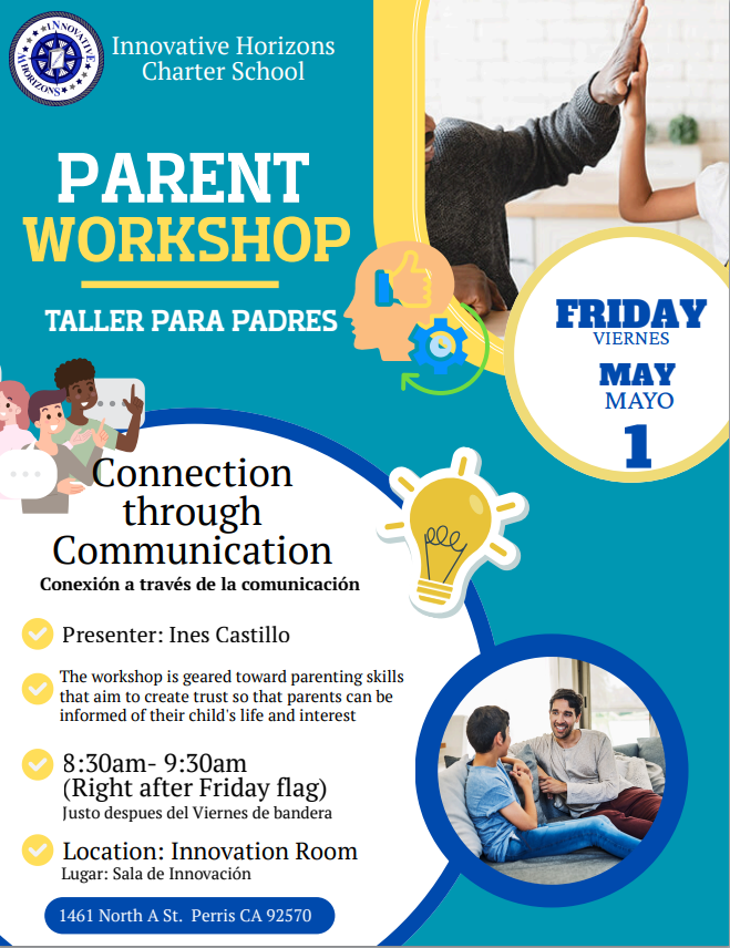 Parent Workshop 5/1