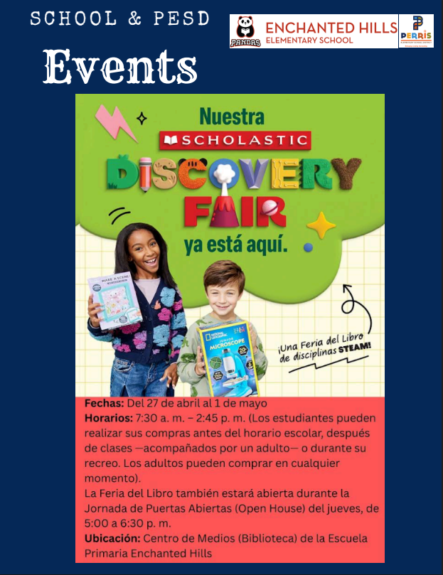 School Newsletter Page