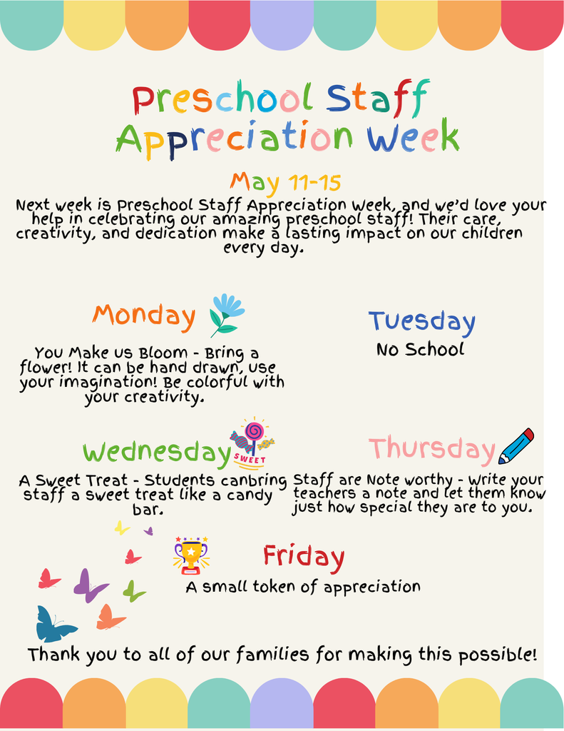 PRESCHOOL NEWSLETTER