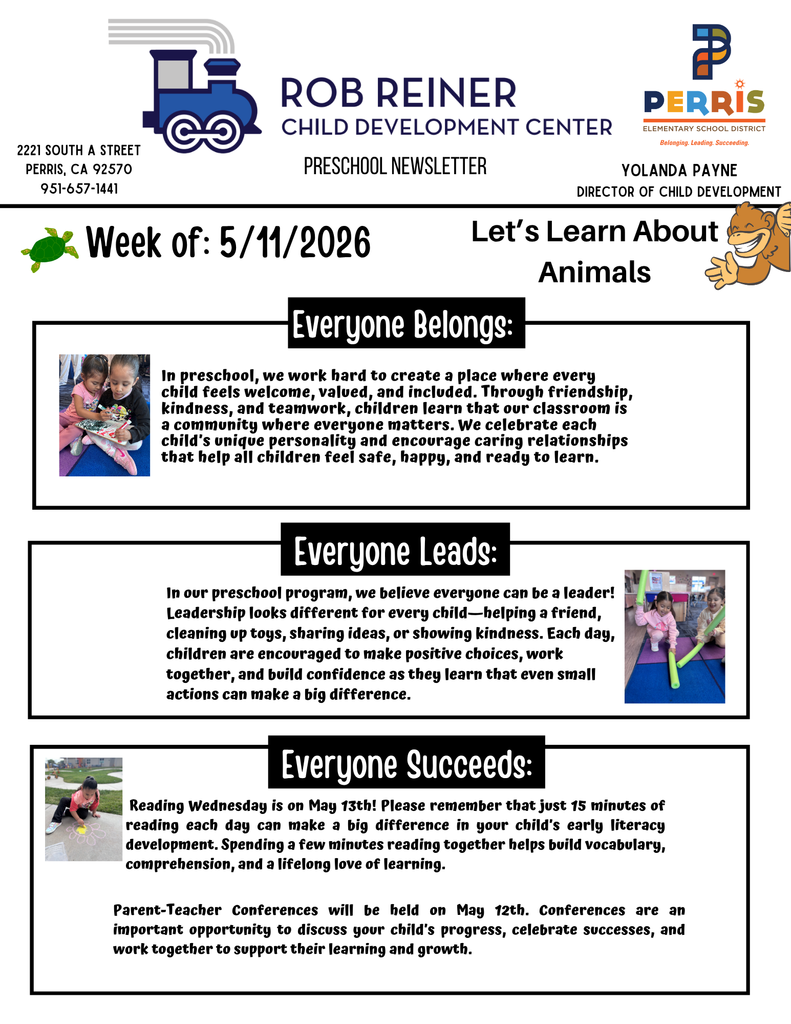 PRESCHOOL NEWSLETTER