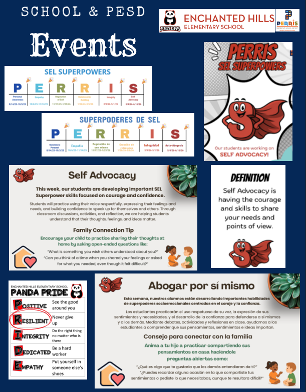 School Newsletter Page