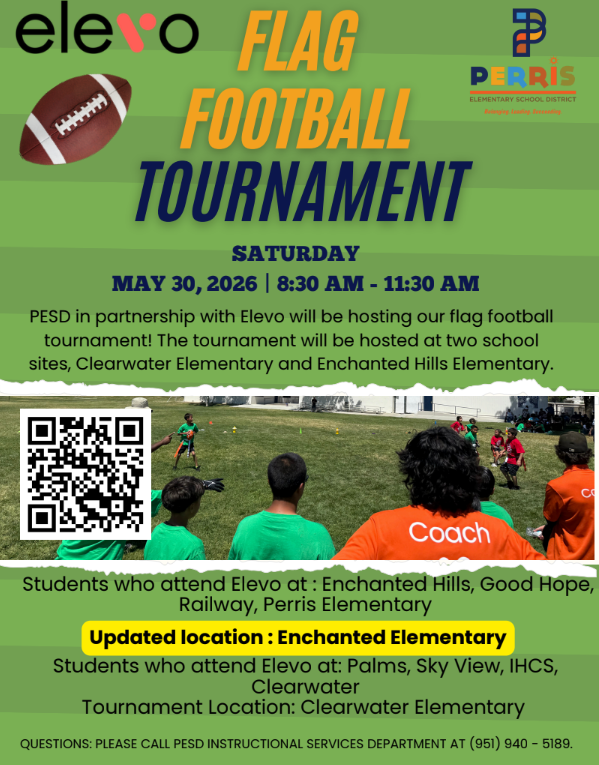 Elevo Tournament Flyer English